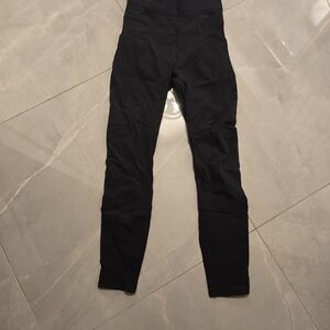 Lululemon Size 2 Black High-Waisted Leggings